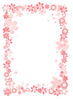 flowers & Floral frame free transparent png image.