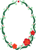 flowers & Floral frame free transparent png image.