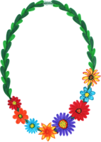 flowers & floral frame free transparent png image.