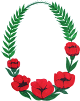 flowers & Floral frame free transparent png image.