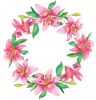 flowers & Floral frame free transparent png image.