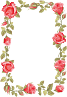 flowers & Floral frame free transparent png image.