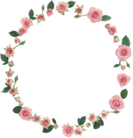 flowers & Floral frame free transparent png image.