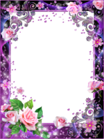 flowers & floral frame free transparent png image.