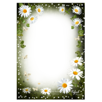 flowers & floral frame free transparent png image.