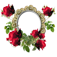 flowers & Floral frame free transparent png image.