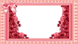 flowers & floral frame free transparent png image.