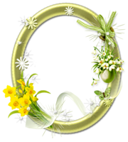 flowers & floral frame free transparent png image.