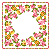 flowers & Floral frame free transparent png image.