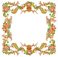 flowers & floral frame free transparent png image.