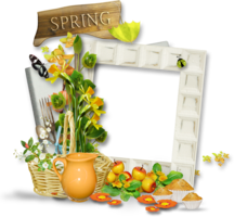 flowers & Floral frame free transparent png image.