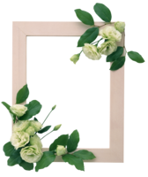 flowers & Floral frame free transparent png image.