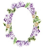 flowers & Floral frame free transparent png image.