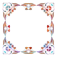 flowers & floral frame free transparent png image.