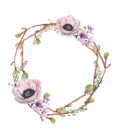 flowers & Floral frame free transparent png image.