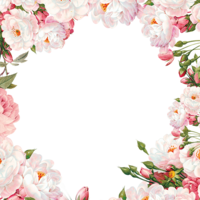 flowers & Floral frame free transparent png image.