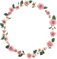 flowers & floral frame free transparent png image.