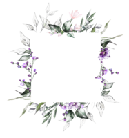 flowers & Floral frame free transparent png image.