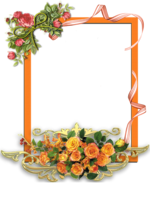 flowers & Floral frame free transparent png image.