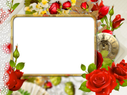 flowers & Floral frame free transparent png image.