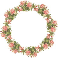 flowers & floral frame free transparent png image.