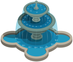 architecture & Fountain free transparent png image.