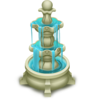 architecture & Fountain free transparent png image.