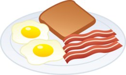 food & fried egg free transparent png image.