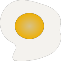 food & fried egg free transparent png image.