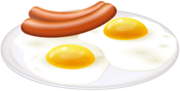 food & fried egg free transparent png image.