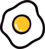 food & fried egg free transparent png image.