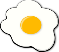 food & fried egg free transparent png image.