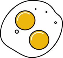 food & fried egg free transparent png image.