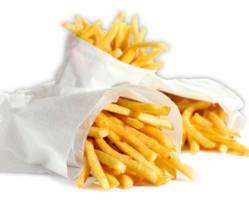 food & Fries free transparent png image.