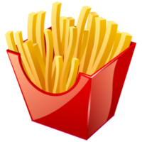 food & fries free transparent png image.