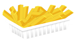 food & Fries free transparent png image.