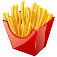 food & Fries free transparent png image.