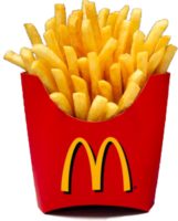 food & Fries free transparent png image.