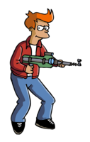 heroes & Futurama free transparent png image.