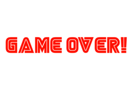 words phrases & game over free transparent png image.