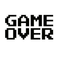 words phrases & game over free transparent png image.