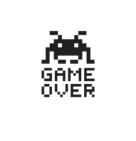 words phrases & game over free transparent png image.