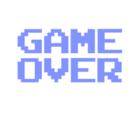 words phrases & game over free transparent png image.