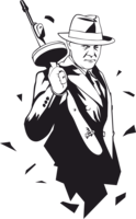 people & Gangster free transparent png image.