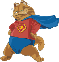 heroes & garfield free transparent png image.