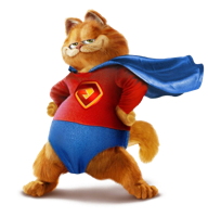 heroes & Garfield free transparent png image.