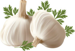 vegetables & Garlic free transparent png image.