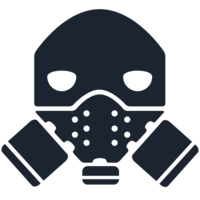 technic & gas mask free transparent png image.