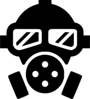 technic & gas mask free transparent png image.