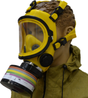 technic & gas mask free transparent png image.